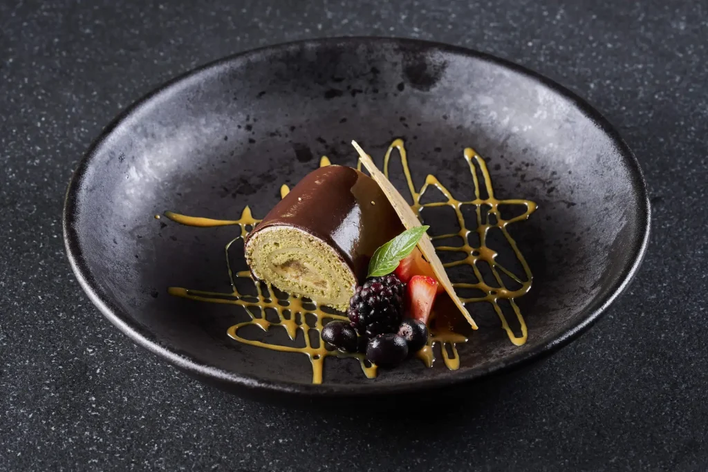 Gourmet dishes served at Kengai, Conrad Tulum Riviera Maya.