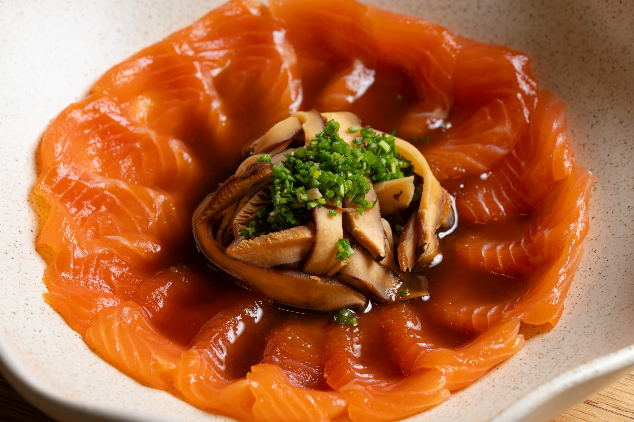 Gourmet dishes served at Ukai, Conrad Tulum Riviera Maya.