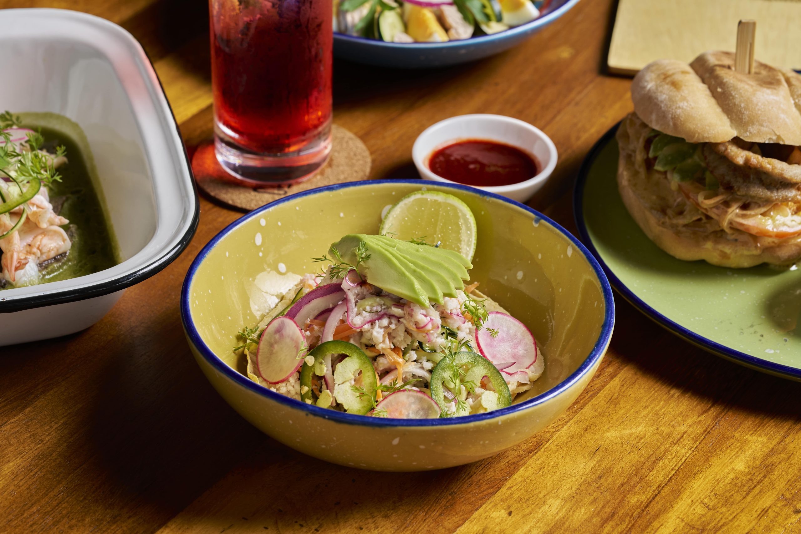 Fresh Ceviche at Chiringuito Crudo, Conrad Tulum Riviera Maya.