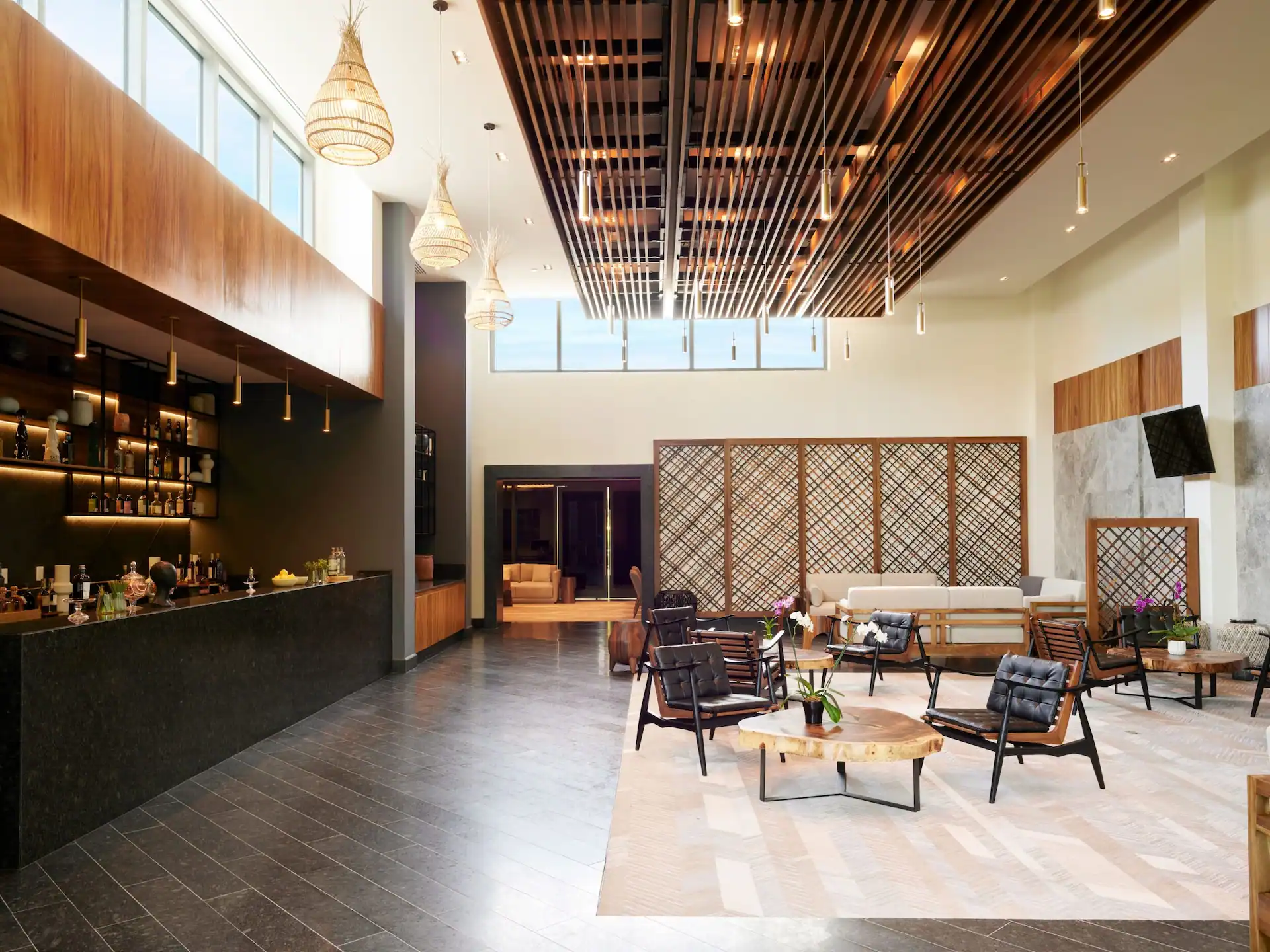 Ceiba Club Lounge bar and dining service, Conrad Tulum Riviera Maya