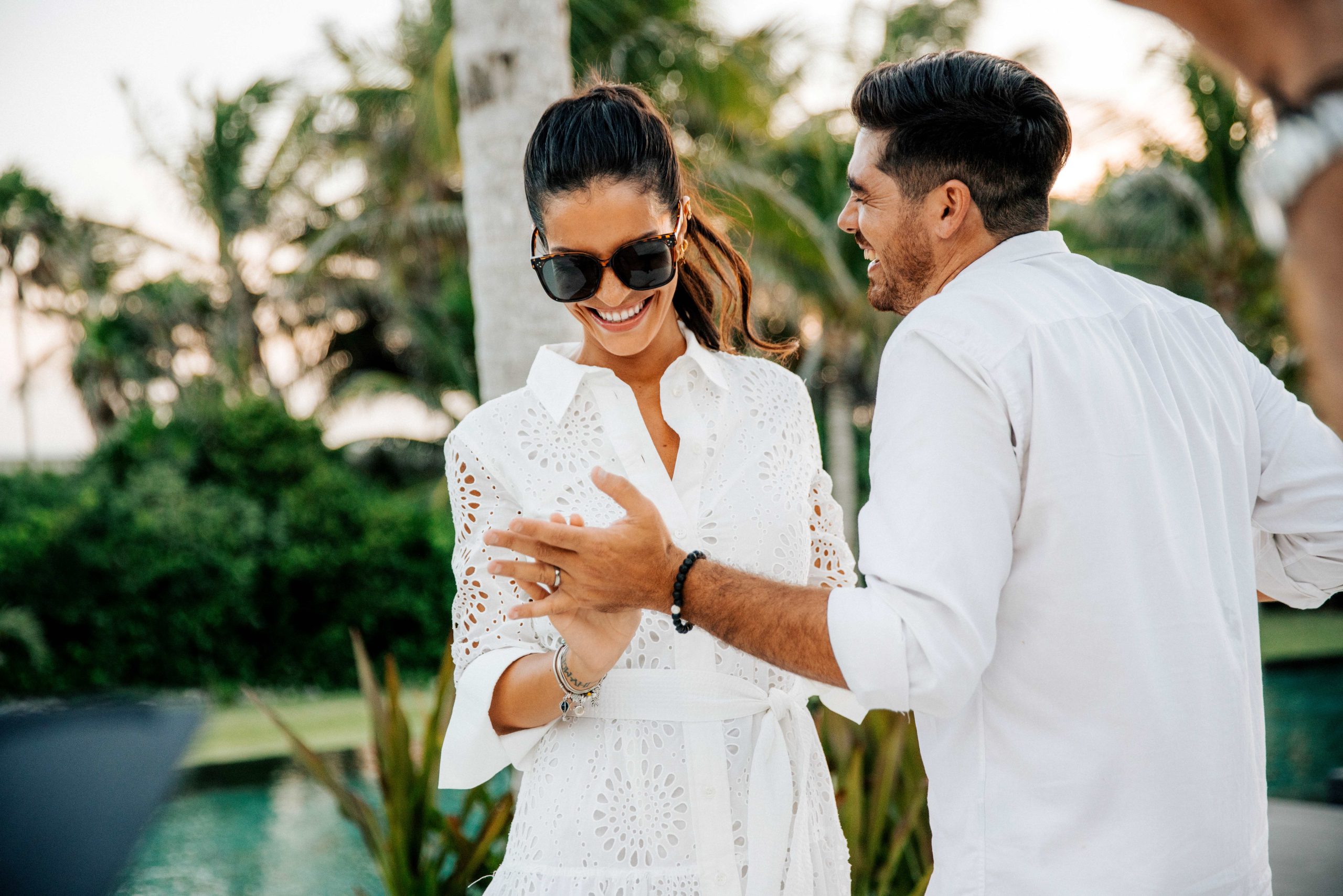 Events and Celebrations at Conrad Tulum Riviera Maya. Couple Romantic moment.