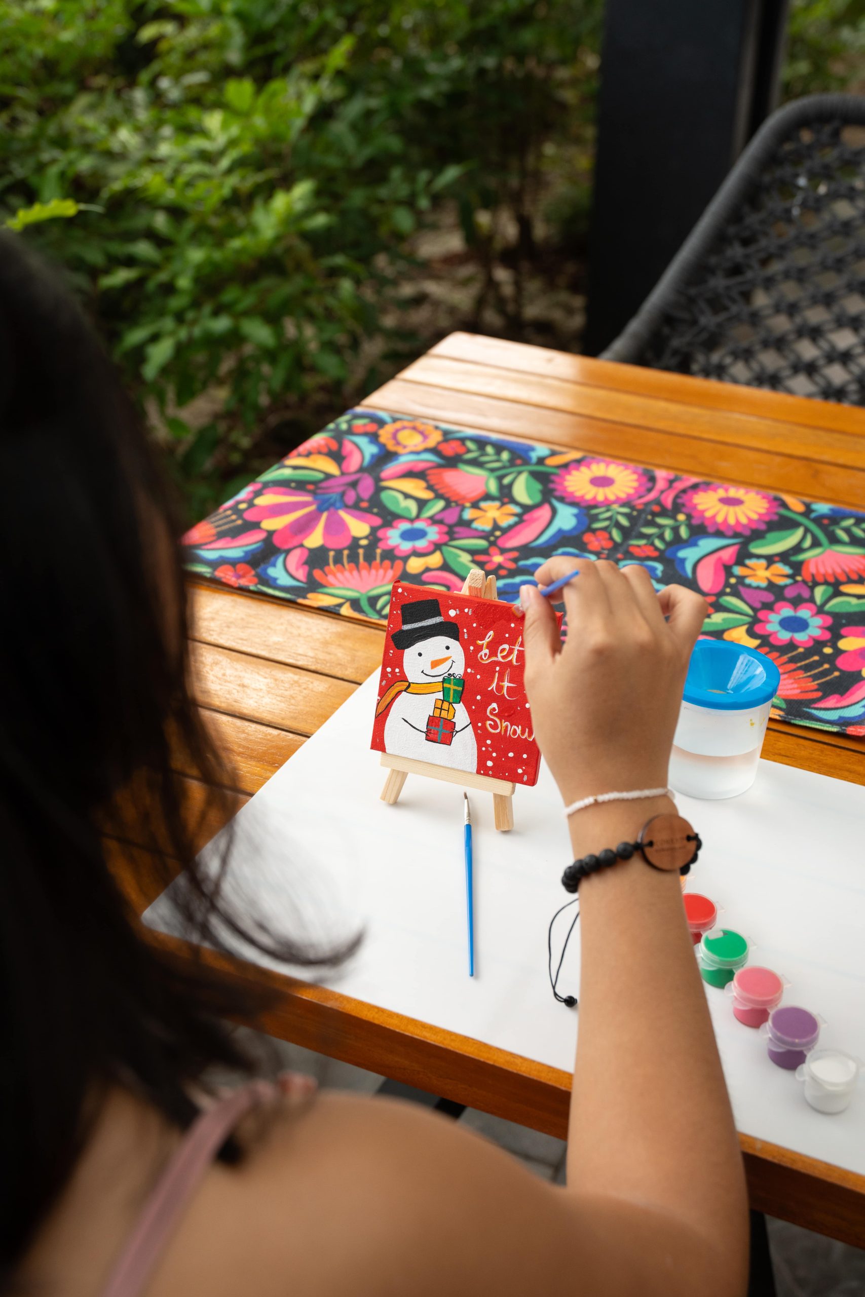 Family activities during the festive program at Conrad Tulum Riviera Maya.