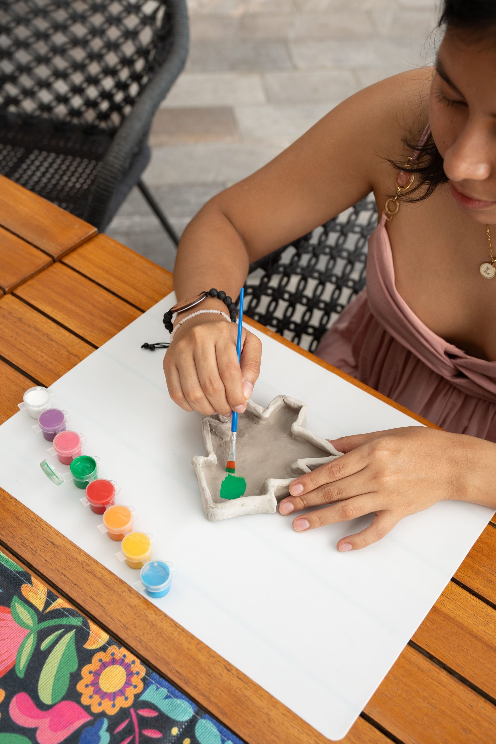 Family activities during the festive program at Conrad Tulum Riviera Maya.