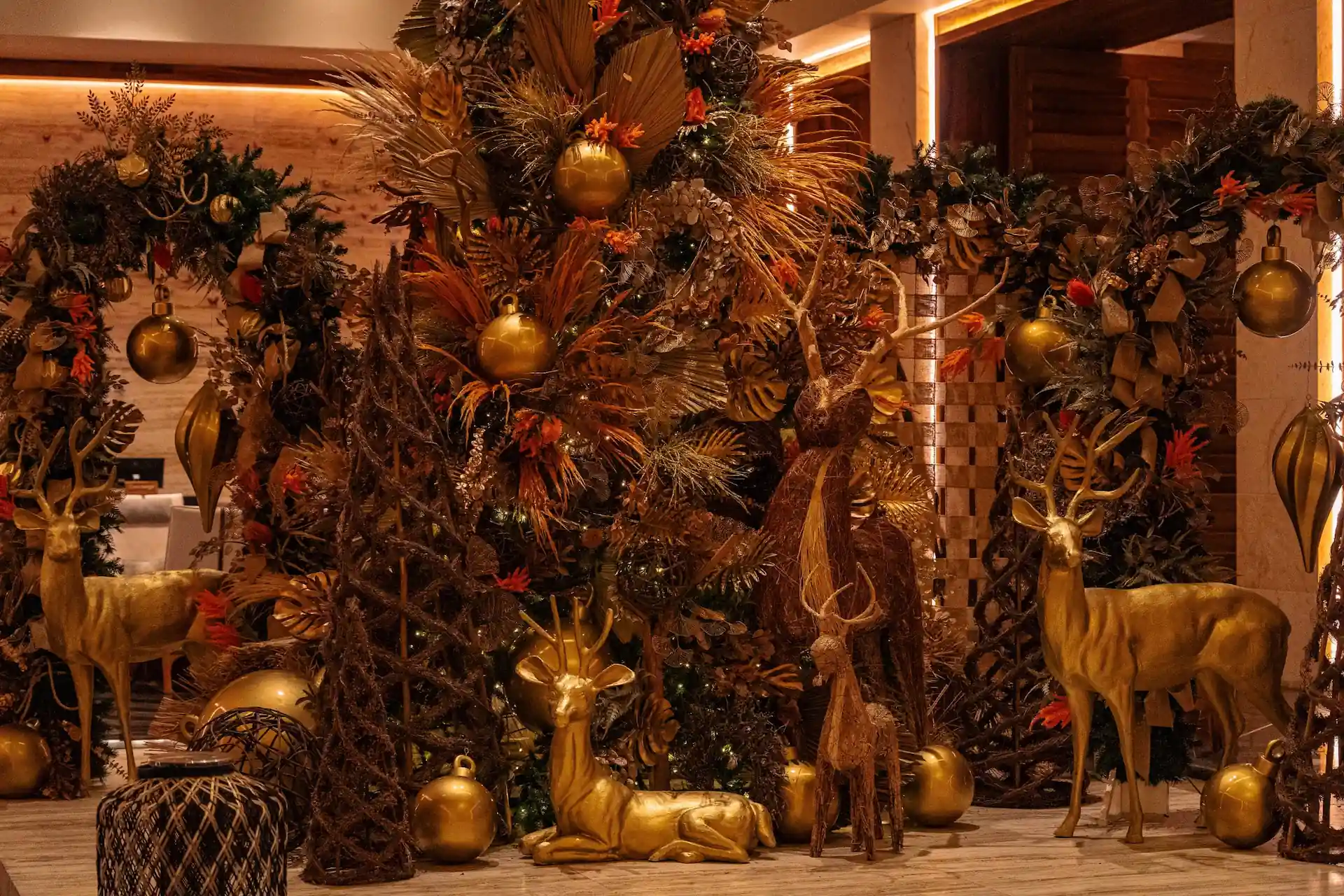 Family activities during the festive program at Conrad Tulum Riviera Maya.