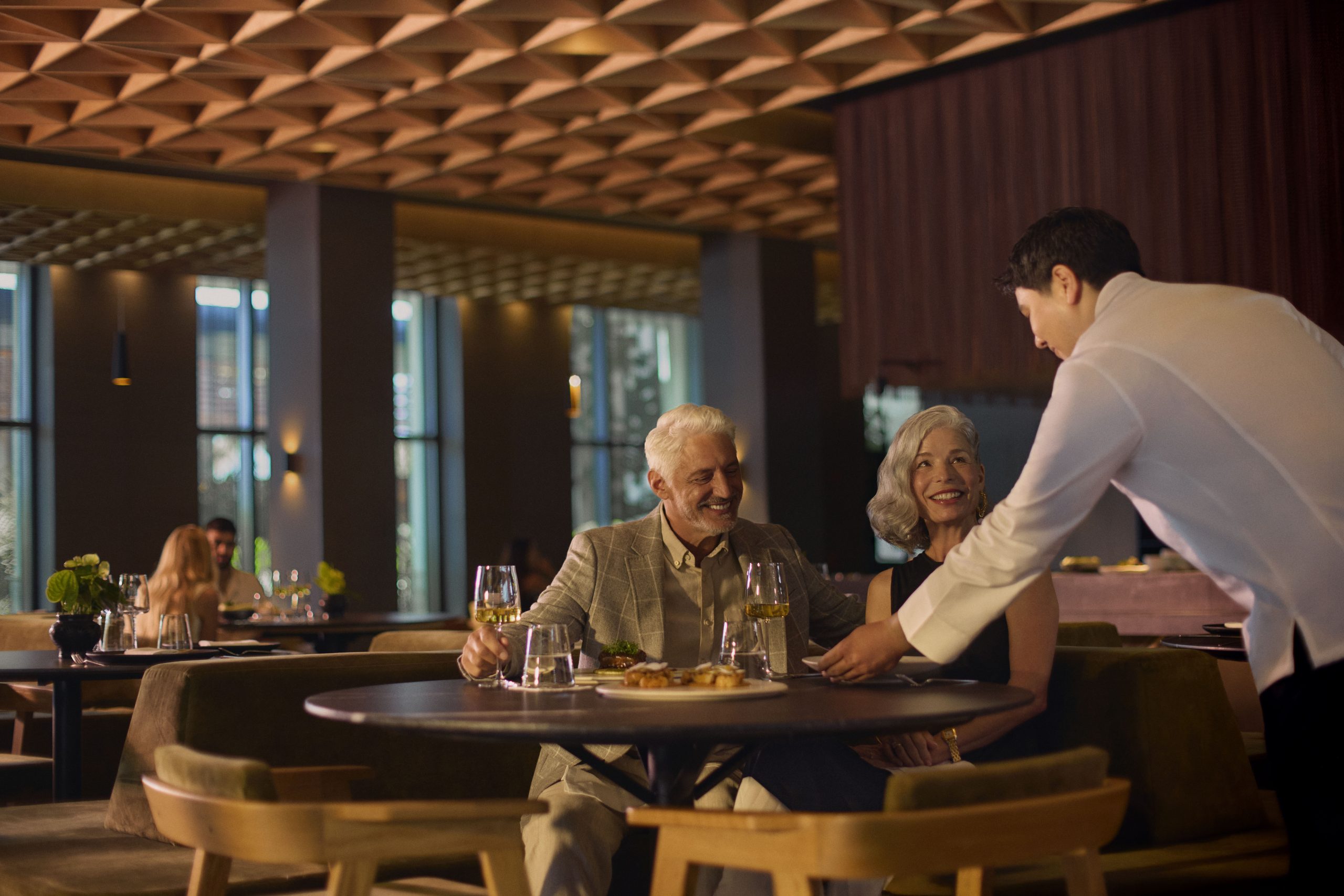 Autor Tulum Restaurant. Conrad Tulum Riviera Maya Luxury Dining experience. Brand Lifestyle Photo.