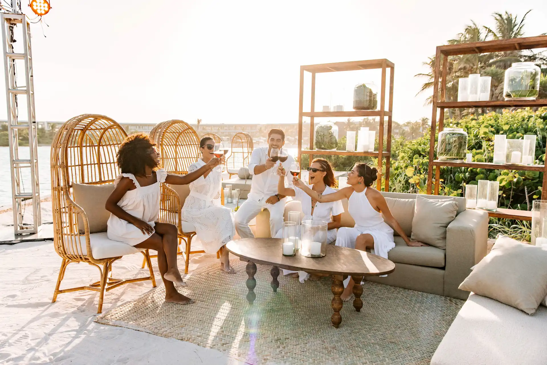 Events and Celebrations at Conrad Tulum Riviera Maya. Beach Party